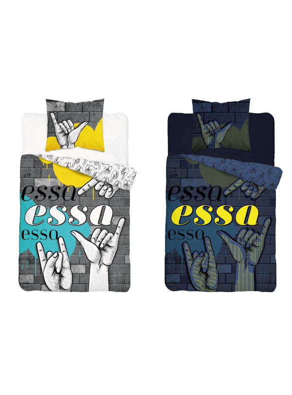 POŚCIEL 140x200 ŚWIECĄCA W CIEMNOŚCI ESSA