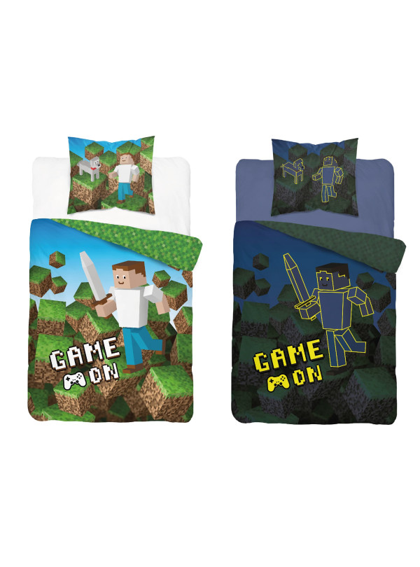 POŚCIEL 160x200 ŚWIECĄCA W CIEMNOŚCI GAME ON