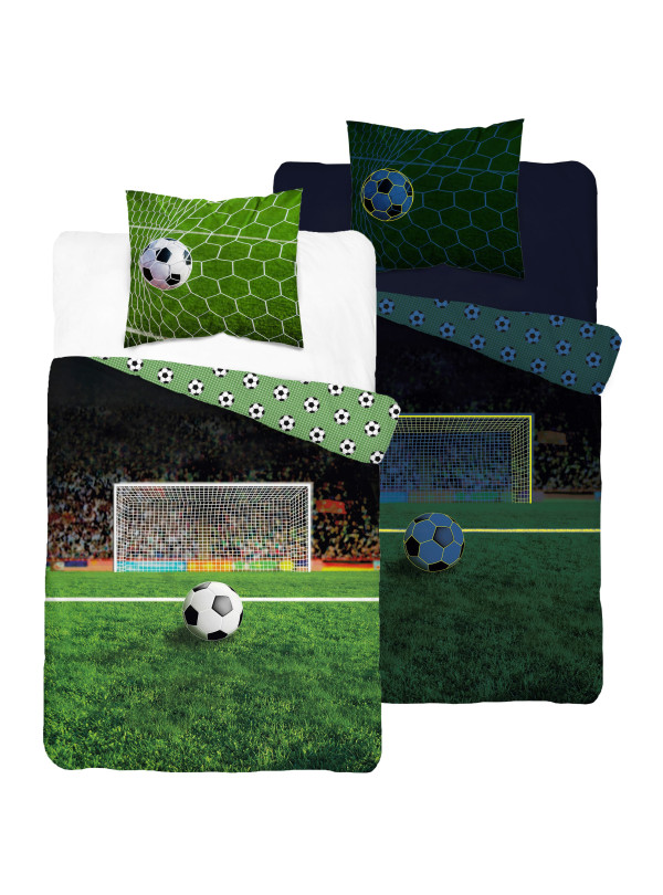 POŚCIEL 140x200 ŚWIECĄCA W CIEMNOŚCI DLA PIŁKARZA 3364_A