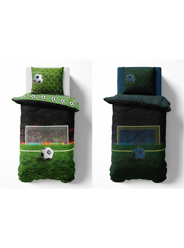 POŚCIEL 160x200 ŚWIECĄCA W CIEMNOŚCI DLA PIŁKARZA 3364_A