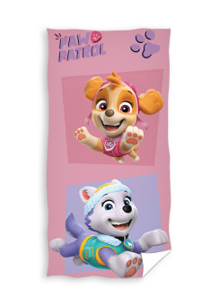 RĘCZNIK PSI PATROL 70x140 PLAŻOWY SKYE I EVEREST