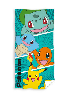 RĘCZNIK PLAŻOWY 70x140 POKEMON PIKACHU