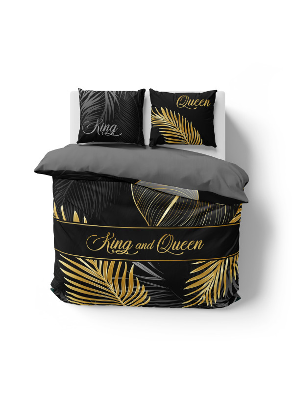 POŚCIEL BAWEŁNIANA 160x200 KING AND QUEEN 4408_A