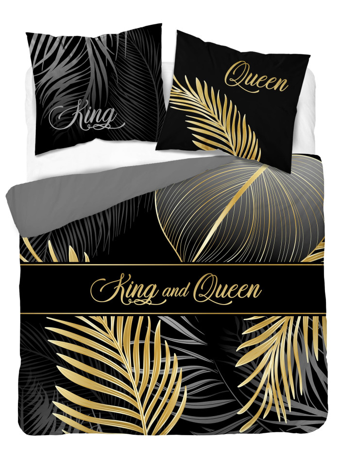 POŚCIEL BAWEŁNIANA 160x200 KING AND QUEEN 4408_A