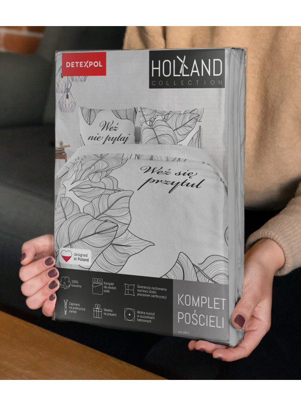 POŚCIEL BAWEŁNIANA 160x200 WEŹ NIE PYTAJ WEŹ SIĘ PRZYTUL