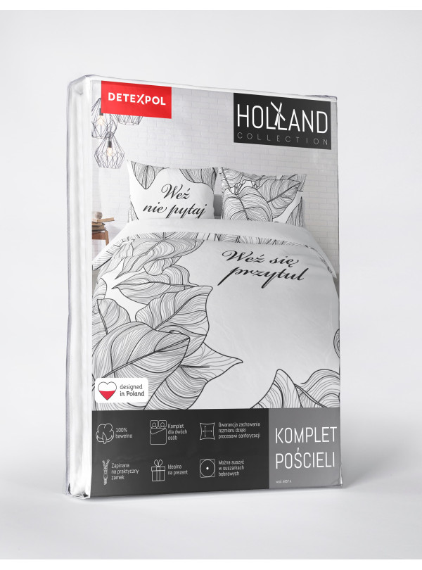 POŚCIEL BAWEŁNIANA 160x200 WEŹ NIE PYTAJ WEŹ SIĘ PRZYTUL