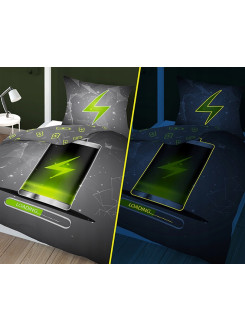 Pościel Świecąca W Ciemności140x200 Bateria 2