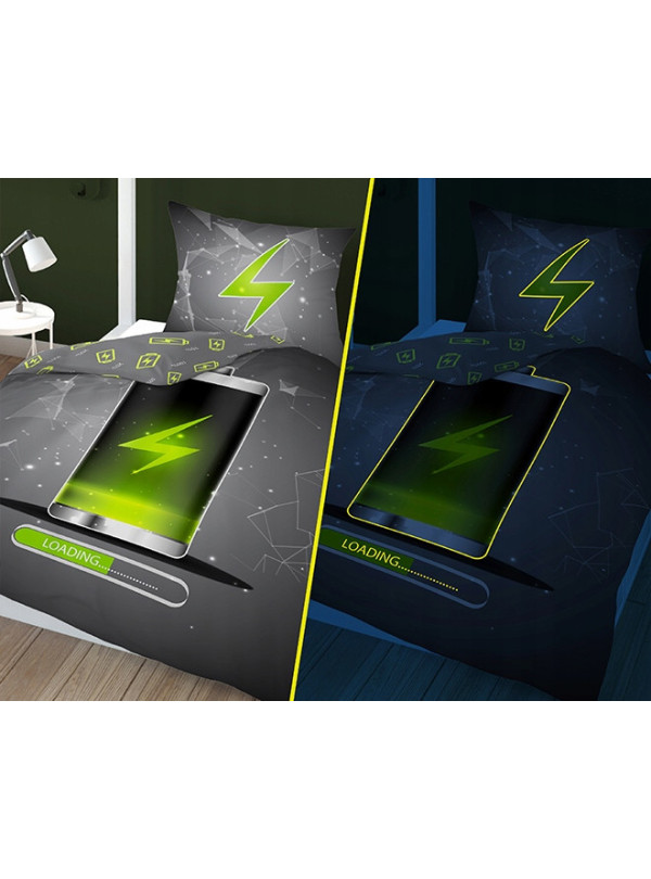 Pościel Świecąca W Ciemności140x200 Bateria
