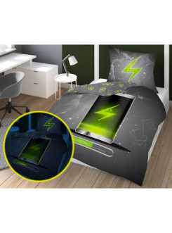 Pościel Świecąca W Ciemności140x200 Bateria