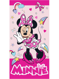 RĘCZNIK 70x140 KĄPIELOWY PLAŻOWY BAWEŁNIANY MYSZKA MINNIE MN-02