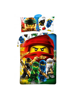 POŚCIEL BAWEŁNIANA 160x200 LEGO NINJAGO