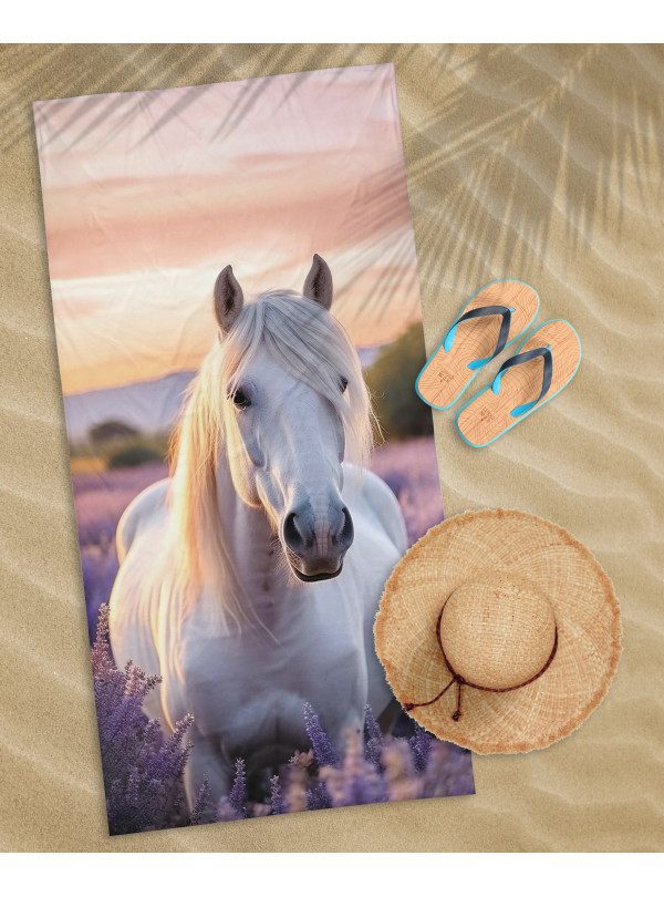 RĘCZNIK 70x140 KĄPIELOWY PLAŻOWY BAWEŁNIANY KOŃ