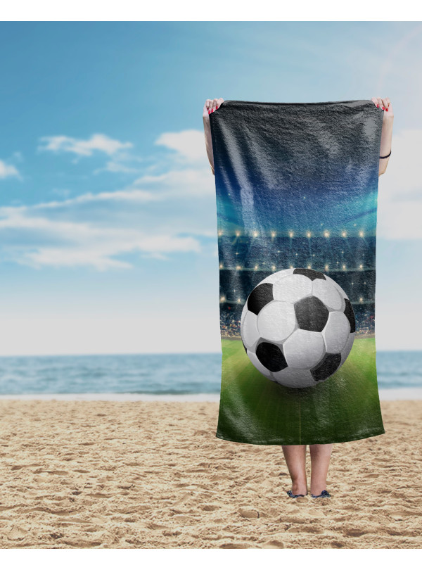 RĘCZNIK 70x140 KĄPIELOWY PLAŻOWY BAWEŁNIANY PIŁKA