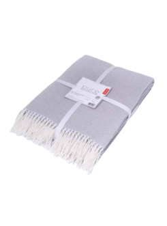 KOC BAWEŁNIANY 150x200 DUŻY JASNY SZARY PURE COLLECTION