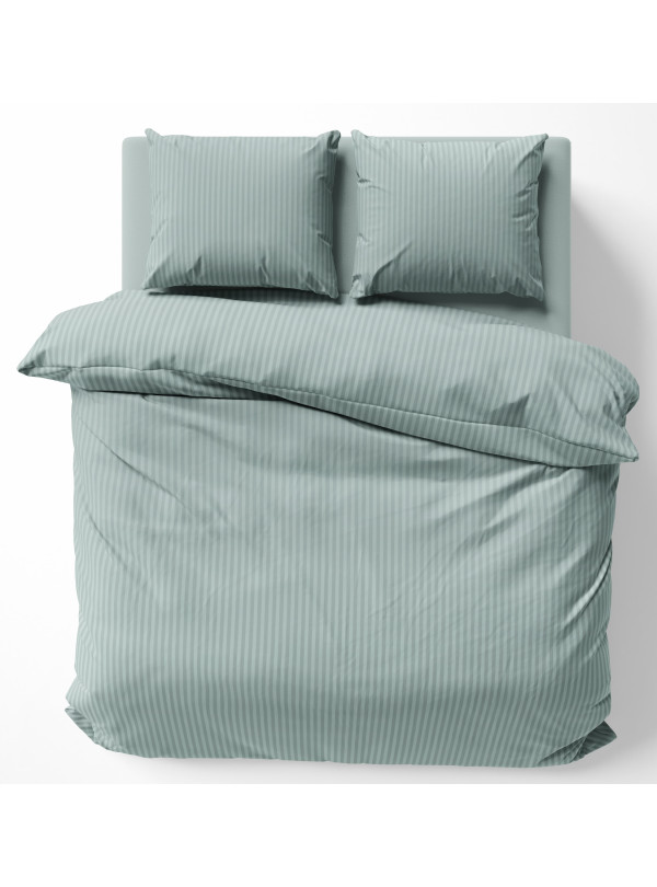 KOMPLET POŚCIELI 160x200 ADAMASZEK MIĘTOWA HOTELOWA PREMIUM