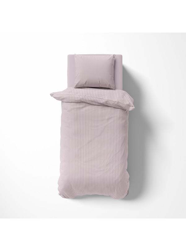 KOMPLET POŚCIELI POŚCIEL 140x200 ADAMASZEK PUDROWO RÓŻOWA HOTELOWA PREMIUM