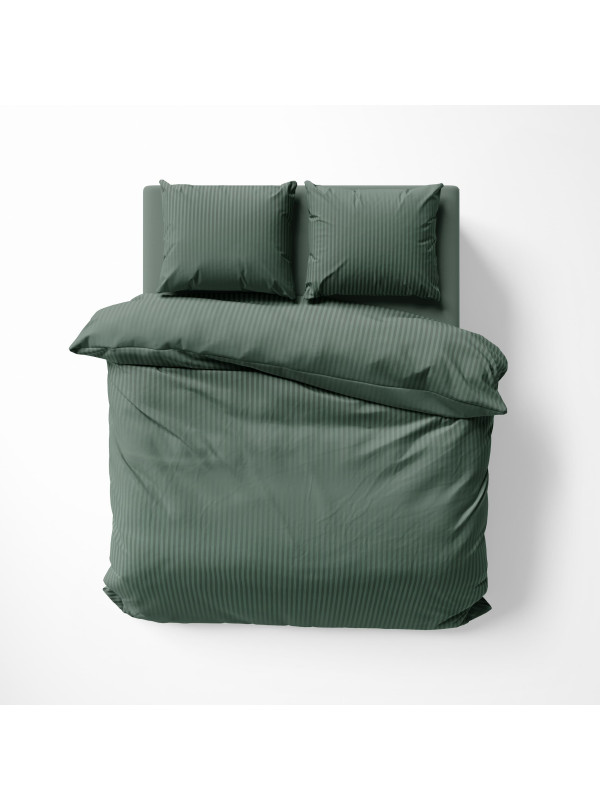POŚCIEL 200x220 OLIWKOWA Z ADAMASZKU