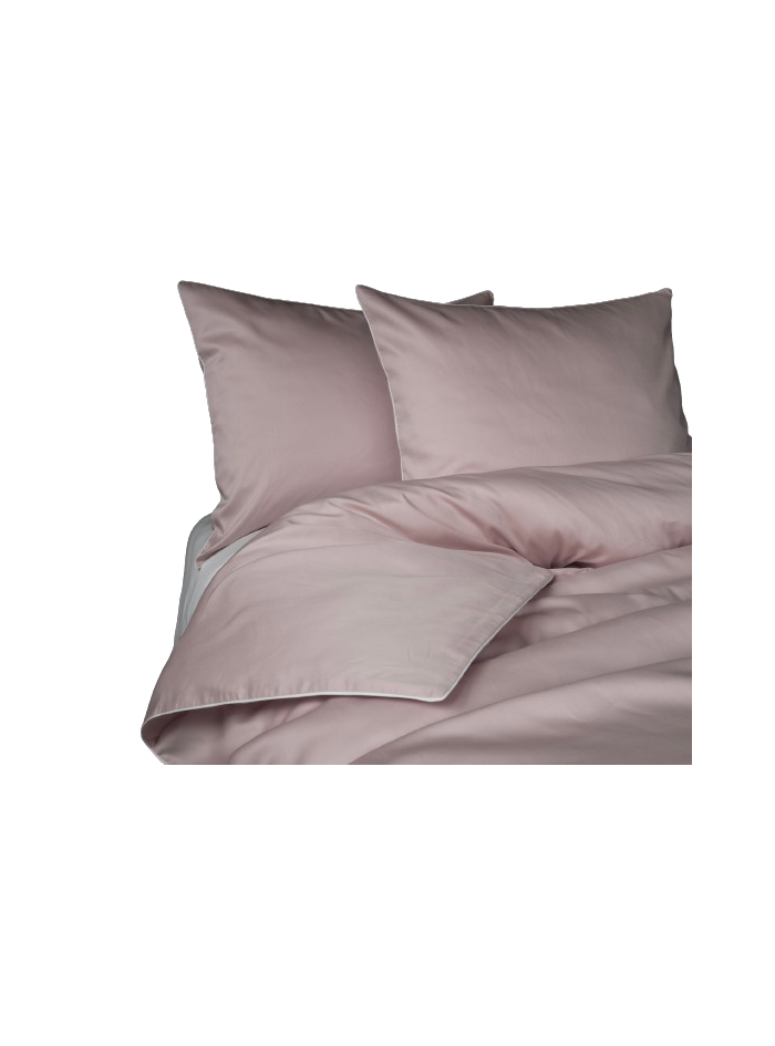 KOMPLET POŚCIELI PURE 200x220 MAKOSATYNA PUDROWY RÓŻ RÓŻOWA