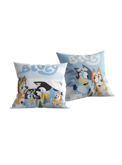 PODUSZKA 40x40 DWUSTRONNA BLUEY Z RODZINĄ BL-99