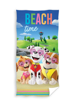 RĘCZNIK PSI PATROL 70x140 PLAŻOWY MARSHALL SKYE RUBBLE