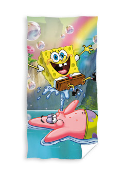 RĘCZNIK 70x140 KĄPIELOWY DZIECIĘCY SPONGEBOB SP-713