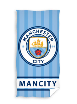 RĘCZNIK KĄPIELOWY PLAŻOWY 70x140 MANCHESTER CITY