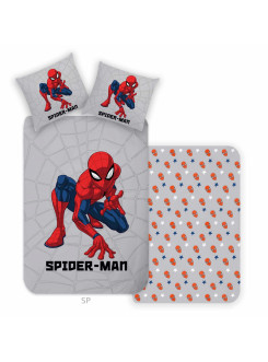 POŚCIEL DZIECIĘCA BAWEŁNIANA 140x200 SPIDERMAN SPM-02