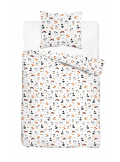 POŚCIEL MŁODZIEŻOWA 160x200 BIAŁA PIESKI