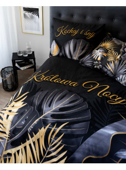 POŚCIEL BAWEŁNIANA 160x200 KRÓLOWA NOCY 2