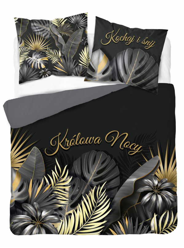 POŚCIEL BAWEŁNIANA 160x200 KRÓLOWA NOCY