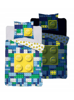 POŚCIEL 160x200 ŚWIECĄCA W CIEMNOŚCI KLOCKI 4229_A 2