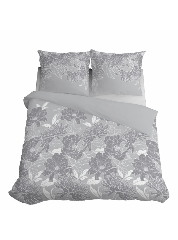 KOMPLET POŚCIELI 160x200 KWIATOWA