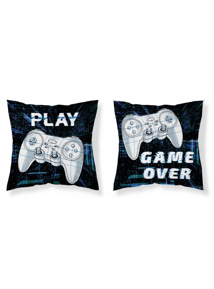 POSZEWKA NA PODUSZKĘ JAŚKA 40x40 GAME OVER PAD