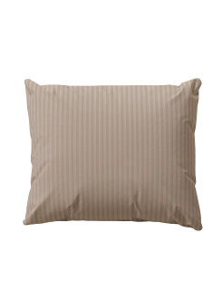 POSZEWKA NA PODUSZKĘ 70x80cm TAUPE Z ADAMASZKU