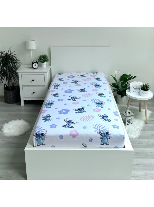 PRZEŚCIERADŁO Z GUMKA 90x200 LILO I STITCH