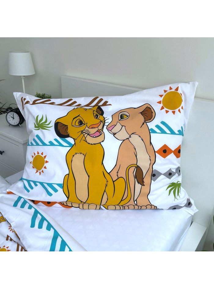 KOMPLET POŚCIELI 140x200 KRÓL LEW SIMBA TIMON I PUMBA DISNEY