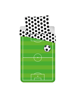POŚCIEL MŁODZIEŻOWA 140x200 DLA PIŁKARZA PIŁKA NOŻNA BOISKO