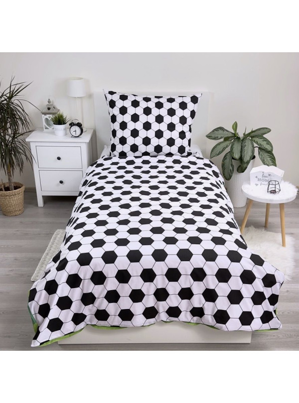 POŚCIEL MŁODZIEŻOWA 140x200 DLA PIŁKARZA PIŁKA NOŻNA BOISKO