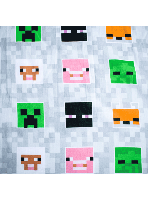 PRZEŚCIERADŁO Z GUMKA 90x200 MINECRAFT