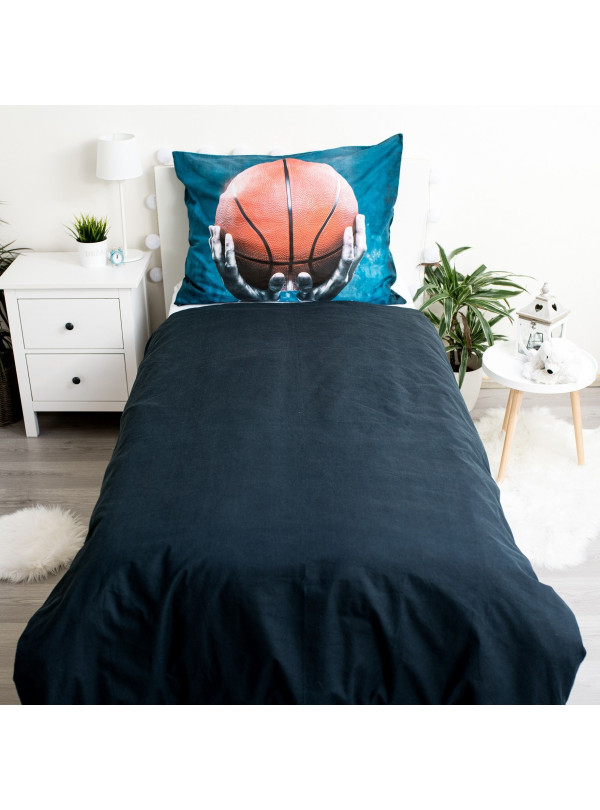 POŚCIEL MŁODZIEŻOWA 140x200 KOSZYKÓWKA