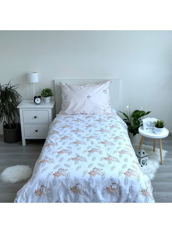 POŚCIEL ŚWIECĄCA W CIEMNOŚCI 140x200 KRÓL LEW SIMBA I NALA