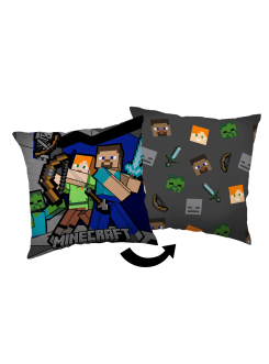 PODUSZKA 40x40 DEKORACYJNA MINECRAFT ALEX I STEVE