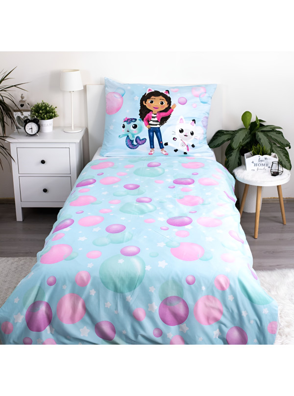 POŚCIEL 140x200 KOCI DOMEK GABI DLA DZIECI GAB-03