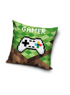POSZEWKA NA PODUSZKĘ JAŚKA 40x40 GAMER PAD PIXELE