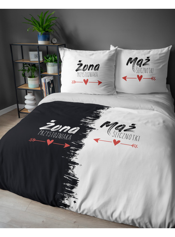 POŚCIEL 200x220 MĄŻ ŚLICZNOTKI ŻONA PRZYSTOJNIAKA