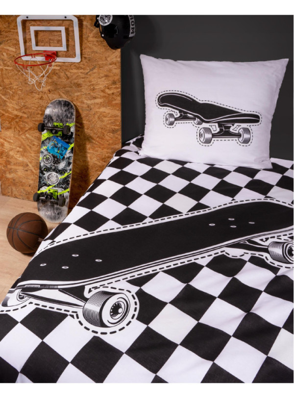 POŚCIEL 160x200 ŚWIECĄCA W CIEMNOŚCI DESKOROLKA