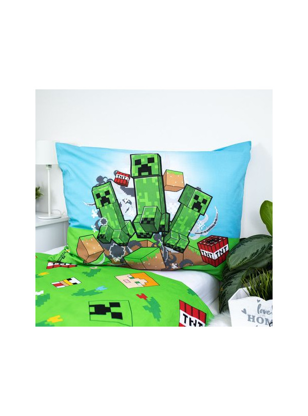 POŚCIEL 140x200 MINECRAFT CREEPER ALEX STEVE