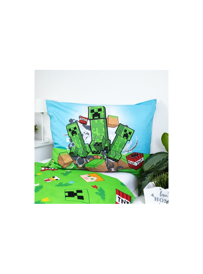 POŚCIEL 140x200 MINECRAFT CREEPER ALEX STEVE
