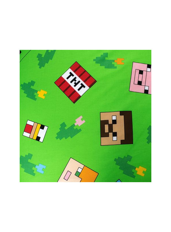 POŚCIEL 140x200 MINECRAFT CREEPER ALEX STEVE