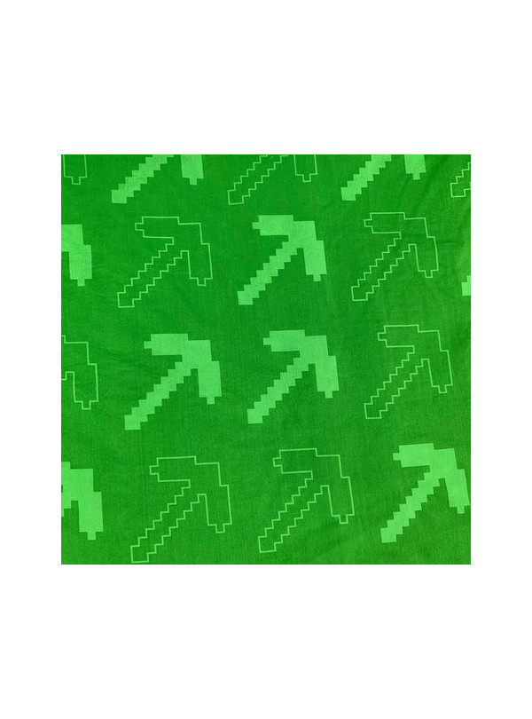 POŚCIEL 140x200 MINECRAFT NIEBIESKA BAWEŁNIANA